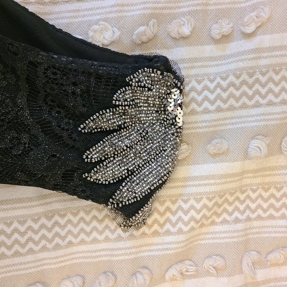 Double Zero lace mini dress one shoulder - Picture 7 of 9